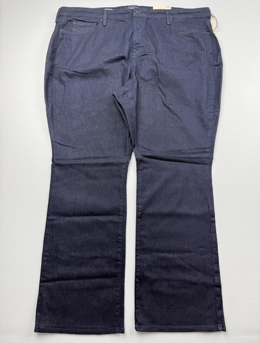 NYDJ Jeans Womens 24W Blue Rinse Barbara Bootcut Lift Tuck Shaping Denim